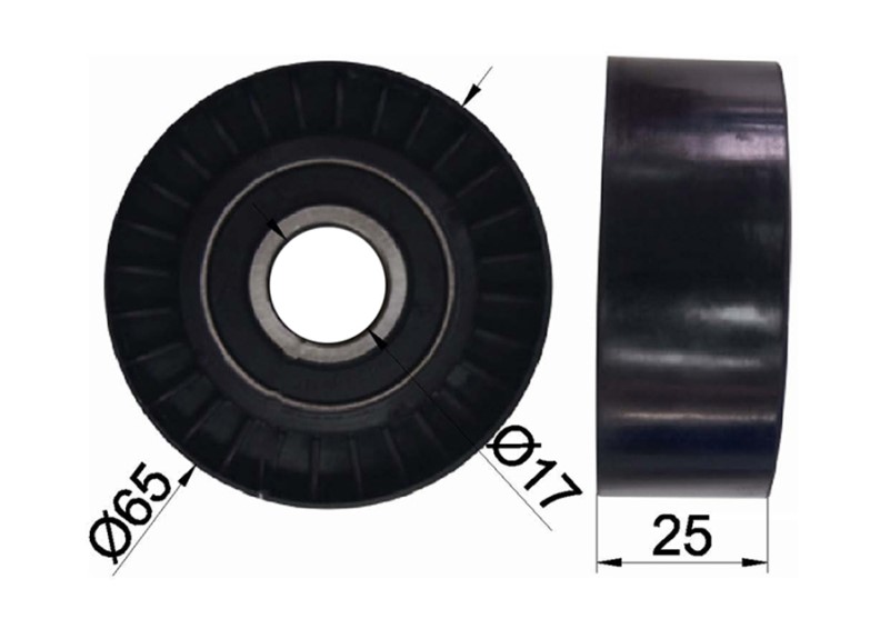 Ролик натяжителя Skoda Octavia 1Z Rapid 1.4-1.6 04-