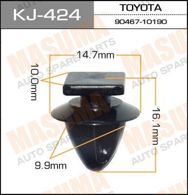 Пистон (клипса крепежная пласт.) KJ-424