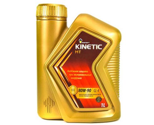 Масло трансмиссионное Роснефть Kinetic MT 80W90 GL-4 минер. (1л) NEW