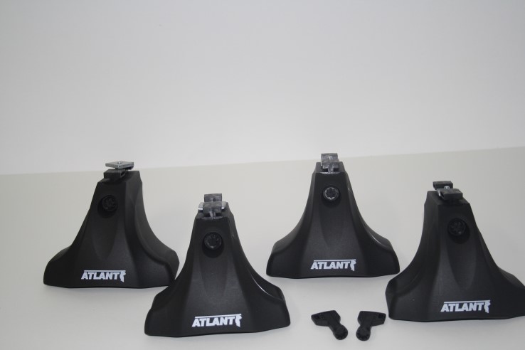 Комплект опор  без адаптеров 7001 (тип E) Atlant (4 шт.) для автомобилей со штатными местами установки багажника