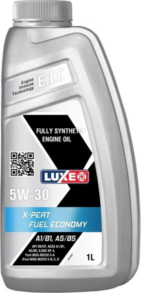 Масло моторное LUXE Premium X-PERT FUEL ECONOMY 5w-30 SN/CF, GF-4, A1/B1, A5/B5  синт. бенз./дизель (1л)