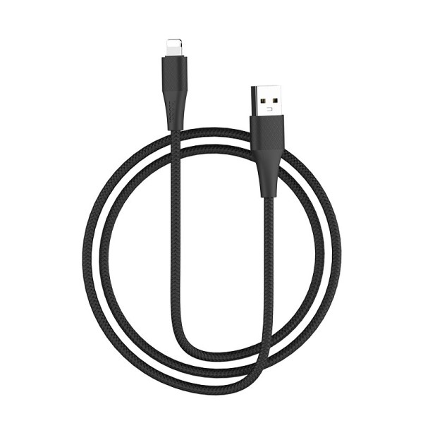 Кабель USB - Lightning(Iphone) 1м, 2A, черный