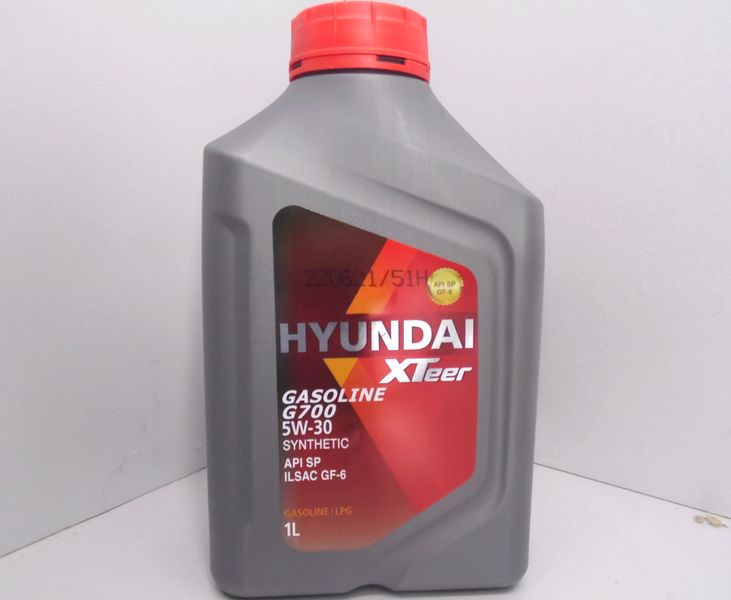 Масло моторное Hyundai XTeer Gasoline G700 5W30 SN/SP Plus GF-6A синт. (1л)