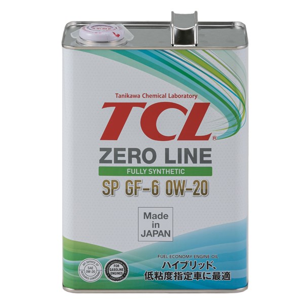 Масло моторное TCL Zero Line 0W20 SP/GF-6 (4л.) синтетическое