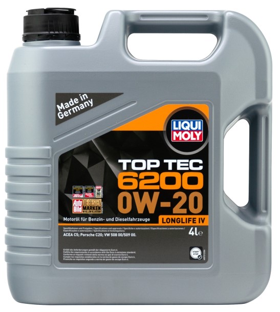 Масло моторное LIQUI MOLY TOP TEC 6200 0W20 С5