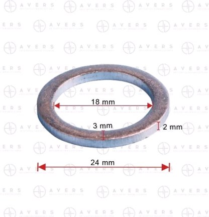 Кольцо сливной пробки Avensis, Camry, Corolla, Yaris