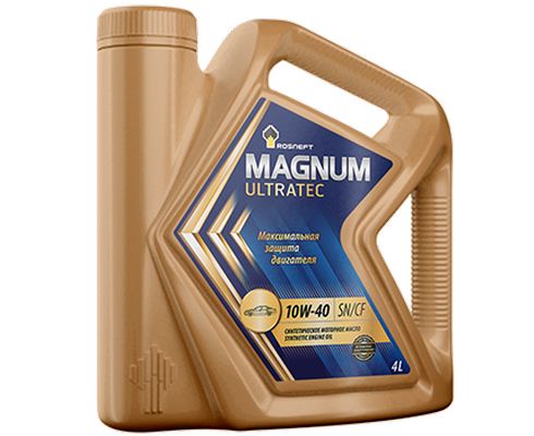 Масло моторное Роснефть Magnum Ultratec 10W40 API SN/CF синт. (4л) NEW