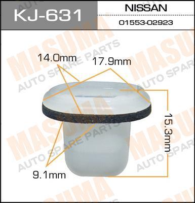 Пистон (клипса крепежная пласт.) KJ-631