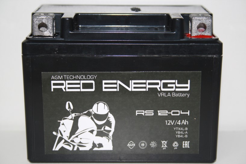 Аккумулятор 12V 4Ah для скутеров RED ENERGY