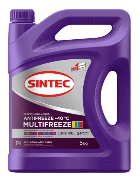 Антифриз Sintec MULTIFREEZE-40  5кг.универсальный