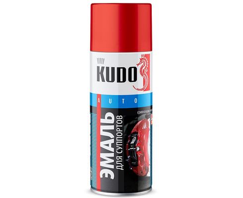 Краска-спрей для тормозных суппортов черная 520 мл. KUDO  KU-5214  черная