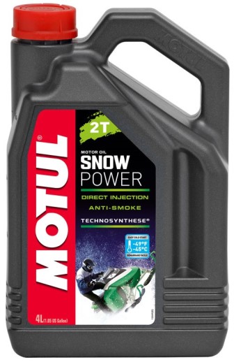 Масло моторное MOTUL 2 такт. SNOWPOWER 2Т 4л. (для снегохода)