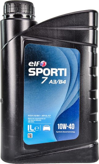 Масло моторное ELF SPORTI 7 10W40 SL/CF (1л.) синт. (бенз., диз.)