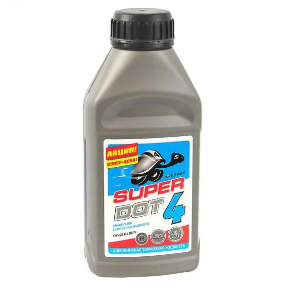 Жидкость тормозная Turtle Race  SUPER DOT-4 910гр.