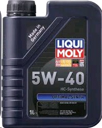 Масло моторное LIQUI MOLY OPTIMAL Synth 5W40 1л. синтетика /SM/CF/
