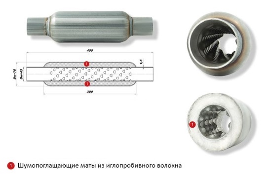 Пламегаситель стронгер универсальный 45*400*76