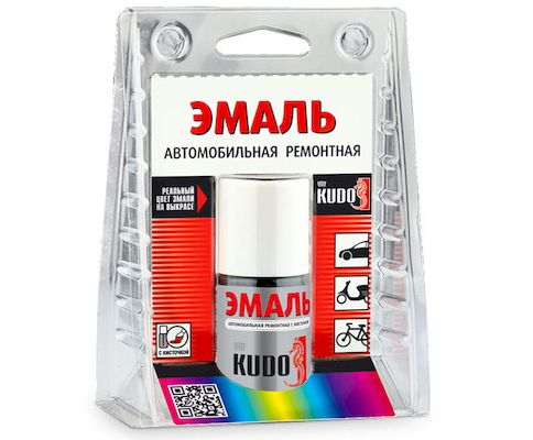 Краска (эмаль) номерная 190 Калифорнийский мак (металлик) с кисточкой 15мл блистер