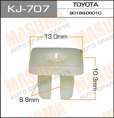 Пистон (клипса крепежная пласт.) KJ-707