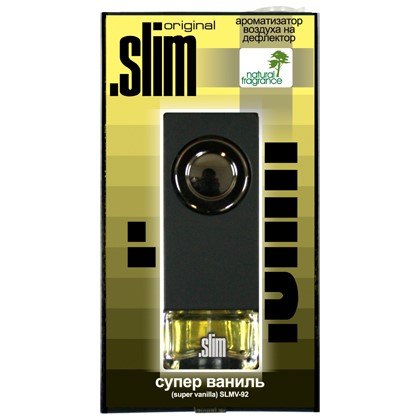 Освежитель воздуха  SLIM  на дефлектор Супер ваниль 8 мл