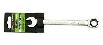 Ключ рожково-накидной с трещеткой 24мм (Дело Техники)