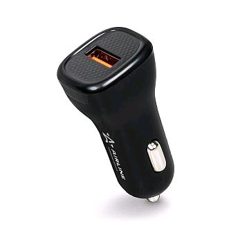 Устройство зарядное для мобил. тел. из прикуривателя 12/24В в 1 USB, QC3.0