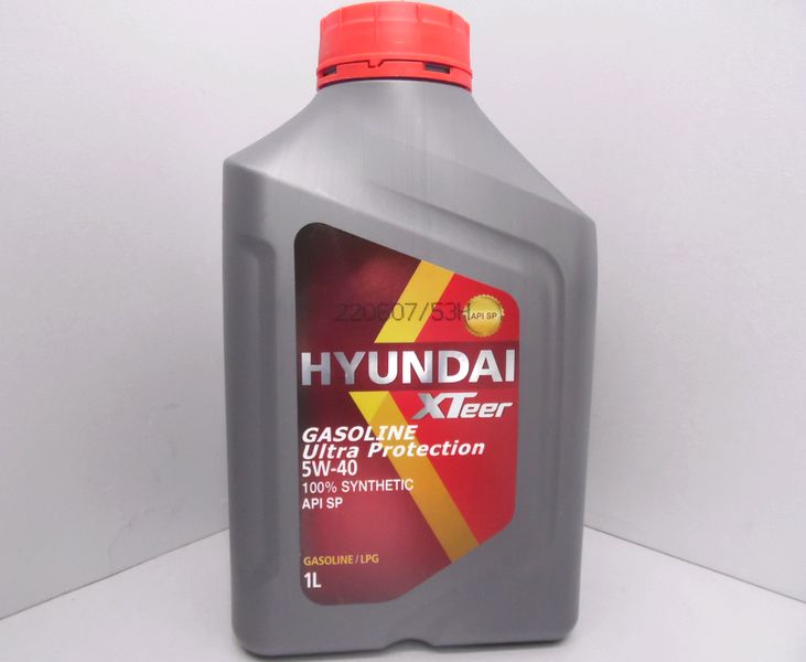Масло моторное Hyundai XTeer Gasoline Ultra Protection 5W40 API SP, ILSAC GF-5 синт. бенз./дизель (1л)