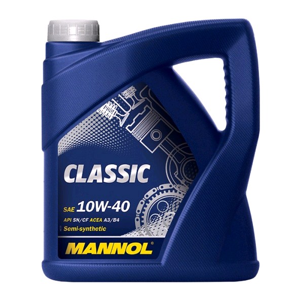 Масло моторное MANNOL CLASSIC 10W40 4л. п/синт.