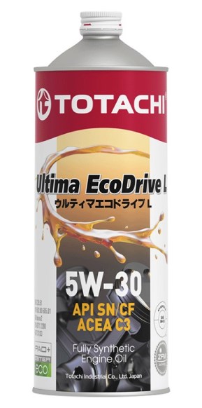 Масло моторное TOTACHI Ultima EcoDrive L 5W30 ACEA C3, API SN/CF синт. бенз./дизель 1л.