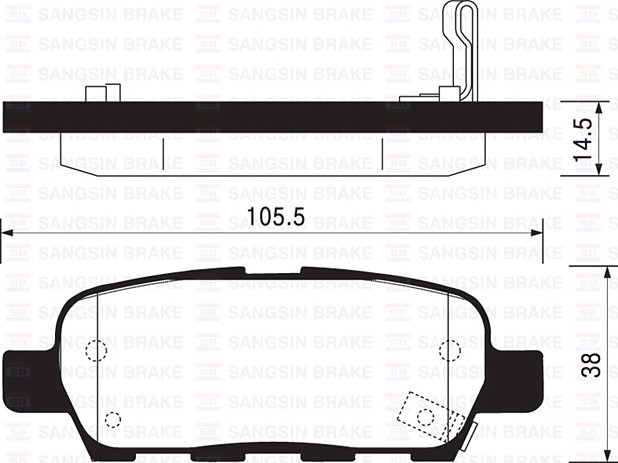Колодки тормозные Nissan X-TRAIL/QASHQAI/TIIDA/INFINITI FX/Renault KOLEOS задние