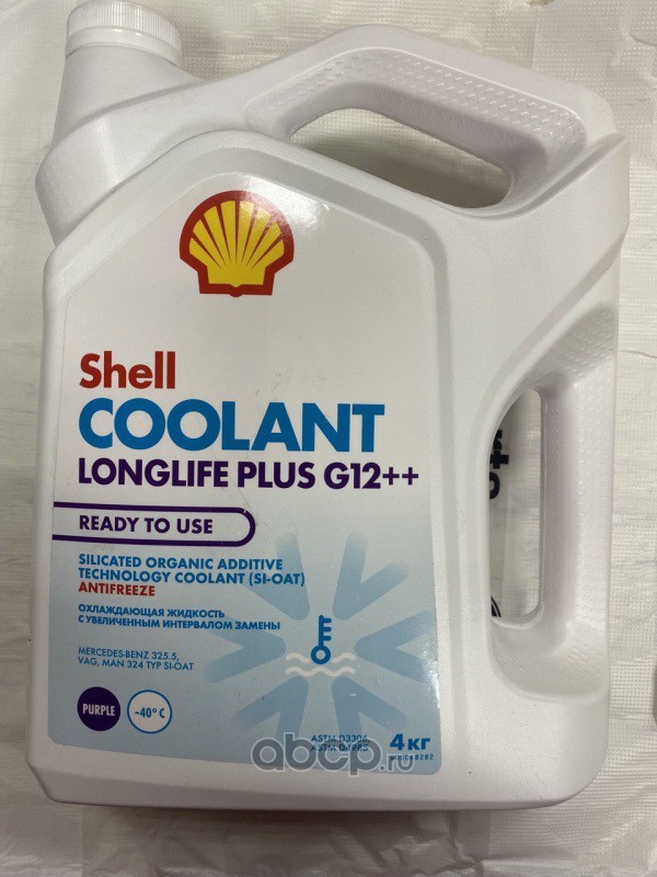 Антифриз Shell Coolant Longlife Plus G12++ 4кг