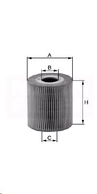 Фильтр масляный Mann HU610X