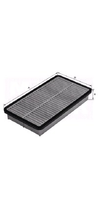 Фильтр воздушный Mazda 6/626/MPV 1.8/2.0/2.3/2.5/ 3.0