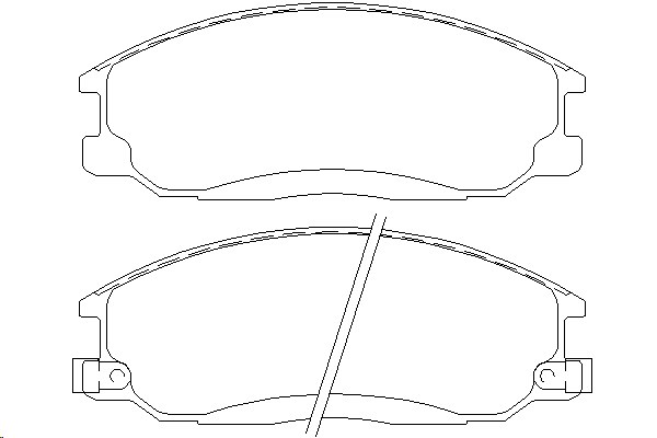 Колодки тормозные Hyundai: SANTA FE 00-05 SsangYong: ACTYON 06-, KYRON 05- Kia: SORENTO 03-09 передние