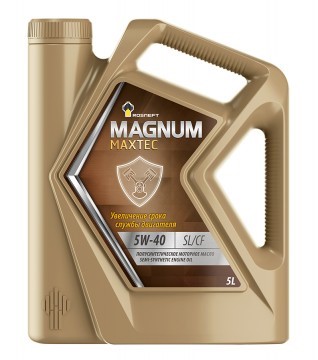 Масло моторное Роснефть MAGNUM Maxtec 5W40 SL/CF 5л. п/синт.