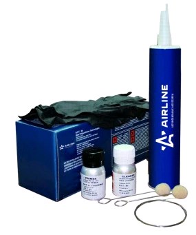 Клей-герметик для вклейки лоб. стекла PU 310мл (ремкомплект)