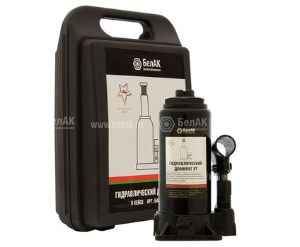 Домкрат гидравл. *4т. высота подъема 170-315мм в кейсе (БелАК)