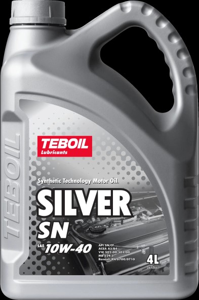 Масло моторное TEBOIL SILVER SN 10W40 SN/CF A3/B4 (4л.) п/синт. (бенз., диз.)
