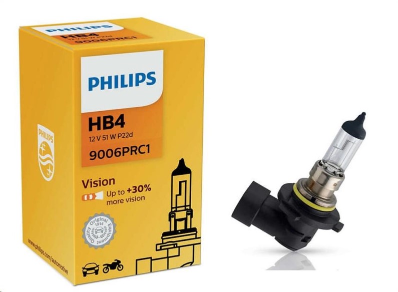 Лампа PHILIPS HB4 -12-55 + 30% Premium 9006/HB4