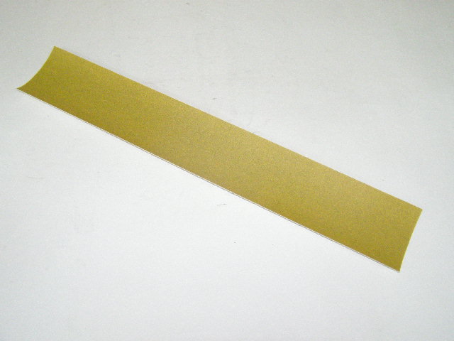 Бумага наждачная полоса -№ 320 золотистая 70*425 мм
