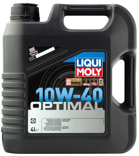 Масло моторное LIQUI MOLY OPTIMAL 10W40 4л. п/синт.  /SL/CF/