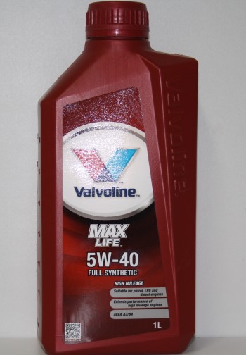 Масло моторное VALVOLINE MAXLIFE  5W40 1л.