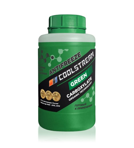 Антифриз Cool Stream  GREEN  -40С 0,9кг. зеленый