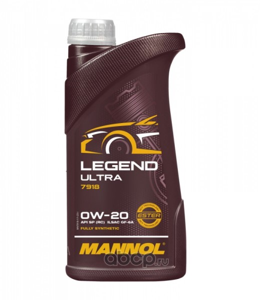 Масло моторное MANNOL LEGEND ULTRA 0W-20 SP  (1л) 7918 синт