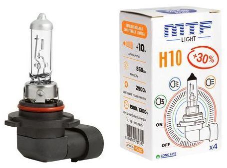 Лампа MTF H10-12-42 +30% Long Life x4