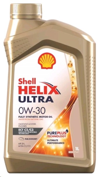Масло моторное Shell Helix Ultra 0W30 ECT С2/C3 синтетическое 1л