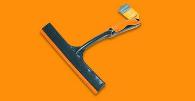 Скребок для сгона воды силиконовый 22 см.