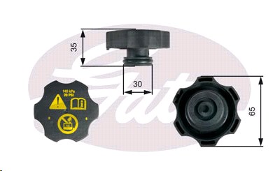 Пробка расширительного бачка Aveo (T300) 11--, Cruze, Cobalt, Spark (M300), Opel Astra, Corsa, Insignia, Mokka, ZAFIRA