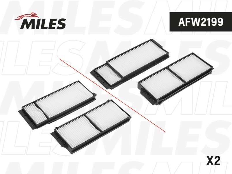 Фильтр салонный Mazda 3 09- (к-т 2шт.)