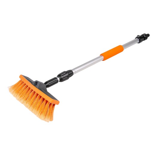 Щетка для мойки Airline с мягкой распушенной щетиной с краном для воды 150см