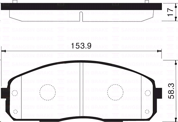 Колодки тормозные Hyundai PORTER передние